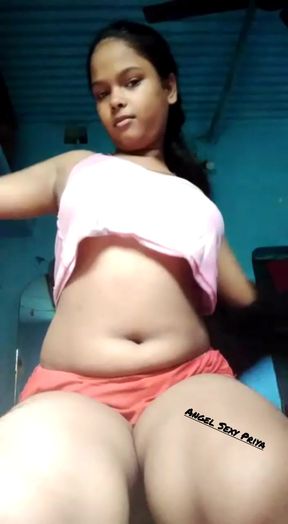 Homemade 5 Black dress Sexy Desi girl