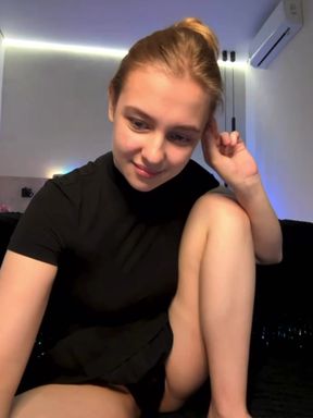 Cumming while fucking tinny pussy