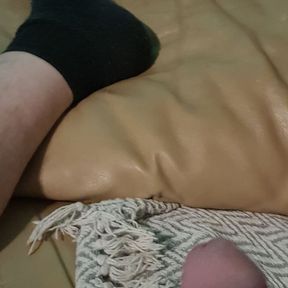 My Friend Is in Bed Playing with His Little Cock He Loves to Play with It Before I Get to Taste It in My Pussy