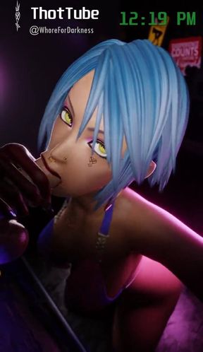 Stripper Anti Aqua Shows How Whe Sucks & Fucks Gloryhole