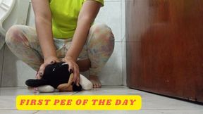 Urinated with the first pee