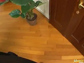 Mecumi hot Japanese doll sucks cock and swallows cum