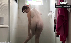 Day 8 #Voyeur - She is taking a shower, her bod is perfect