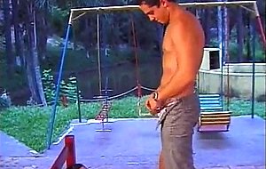 Outdoor meeting with stunning tranny