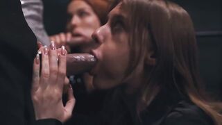 Futa Transformation Group sex - Clemence Audiard & Dolly Orchid Bumfuck Fucky-fucky