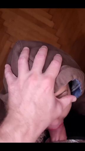 Blowjob Ambushed as I Try to Raid the Fridge.