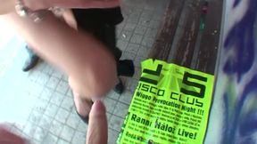 Blowjob outdoor for a nasty amateur slut