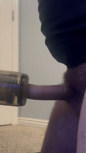 Fucking my fleshlight till I cum   Clip 1