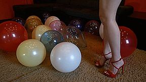 Angie in red high heels masspop 4K UHD