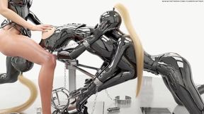 Intense 3D BDSM Scene with Mutual Bondage and Passionate Locks