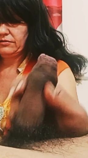 Stunning moment from &quot;Jerk off tutorial! Give me your big black dick!&quot;