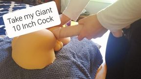 Take my Giant 10 inch Strap-On Cock, Beta