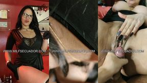 la profesora de baile venezolana nos ensena a bailar salsa, reggaeton y a eyacular en su vagina