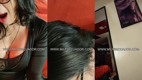 la profesora de baile venezolana nos ensena a bailar salsa, reggaeton y a eyacular en su vagina