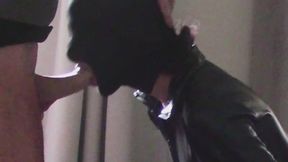 MILF mouth-fucked with saliva and cum