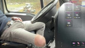 Open Truck Tease at a Rest Area - Public Encounter Turns Intense