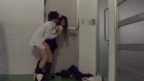 Feisty Brunette Gets Pounded in Tokyo Office
