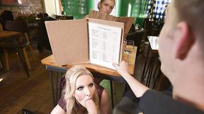 ”Desperate Guy Gets Lucky on Date, Sizzling Doll Georgie Lyall Steals Him From Other Babe”