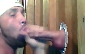 Buddy of mine taking cumshot after cumshot at his GH