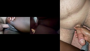 Big white dick fucking black pussy, interracial hand job, 69, and more (compilation)