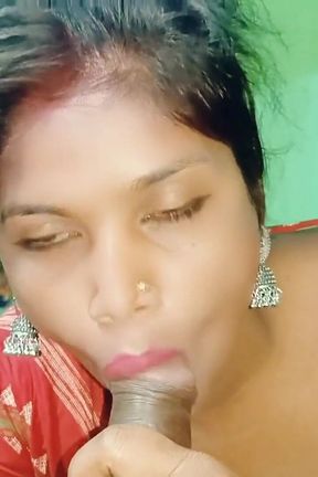 Indian Sali Takes Big Dick Cum in Mouth, She Swallow Sloppy Cum