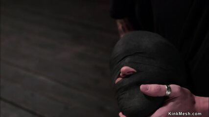 Slut in back arch bondage hard whipped