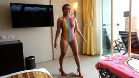 ”Tiny Asian teen amateur date turns into a blowjob & a fuck from behind”