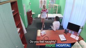 ”Stud's Prick Makes Nurse Cum”