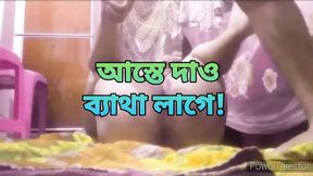 Cheat Bangla Saree Bhabi Nailed Hard by Neighbor's Cock&#x1F346;