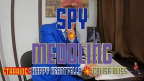 Spy Meddling Starring Happy Heartfella and Calisa Bliss (Full) - Spy and Daphne Tie Each Other Up - Damsel, Male Bondage, Tape Gag, Cleave Gag, Rope, Tape, Femdom