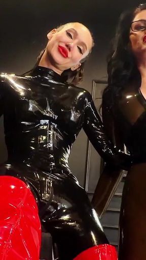 Rubber Sissy Training High Heels, Boots & Punishment