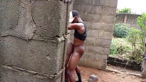 massive muscular gym instructors fuck and ebony chubby guy in uncompleted building