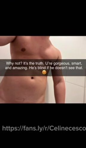 Watch how an 18-year-old girlfriend cheats on her boyfriend after he ignores her. Story on Snapchat