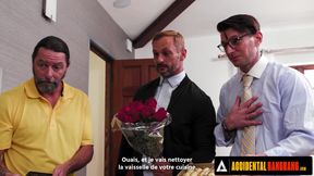 ACCIDENTAL GANGBANG - 5 Males Cheer Up Their Sexy Friend By Gangbanging Her SPANISH SUBTITLES -