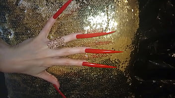 Scrap long extreme nails Lady L (video short version)