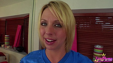 Horny Blonde MILF Brianna Sweaty Sex Olympics