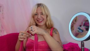 Helping your wife to get ready to cuck you with a BBC - she's bored of your tiny cock!