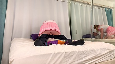 Devout stepdaughter learns the anal loophole