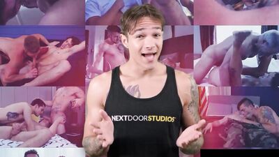 "Come On Stepbro Let's Do This" - Hunk Stepbro Flips Fuck Twink - Brandon Anderson, Ben Masters