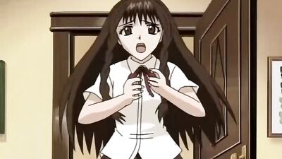 Watch this kinky cartoon as an anime babe gets down and dirty in black widow action!