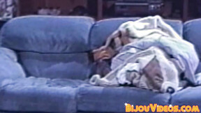 ”Handsome classic gay wanking off unshaved shaft & spraying cum”