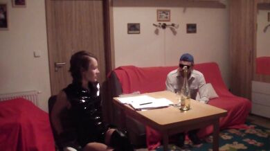 petite femdom agent pounds big cock on casting couch rough handjob