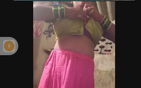 Village Wife Removing Saree.ready to Take Bath.hot Indian Wife Priti