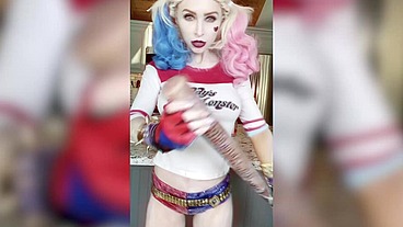 ALIX LYNX AS HARLEY QUINN GIVES YOU JOI