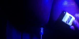 Big Chocolate Booty Under Blue Lights.yes Please