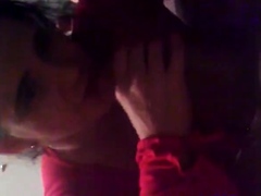 Amateur Polish Housegirl Gives Enthusiastic Blowjob to Her M