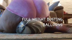 FULL WEIGHT BUSTING BALLOONS