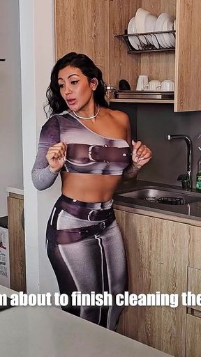 A Mexican Woman with a Big Ass Gets Fucked by Her Embarrassing Stepbrother - Jessica Sodi