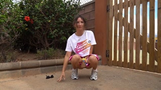 My girlfriend pees in public places