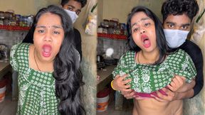 Hot Devar Bhabhi Kitchen Encounter Full Night Passion